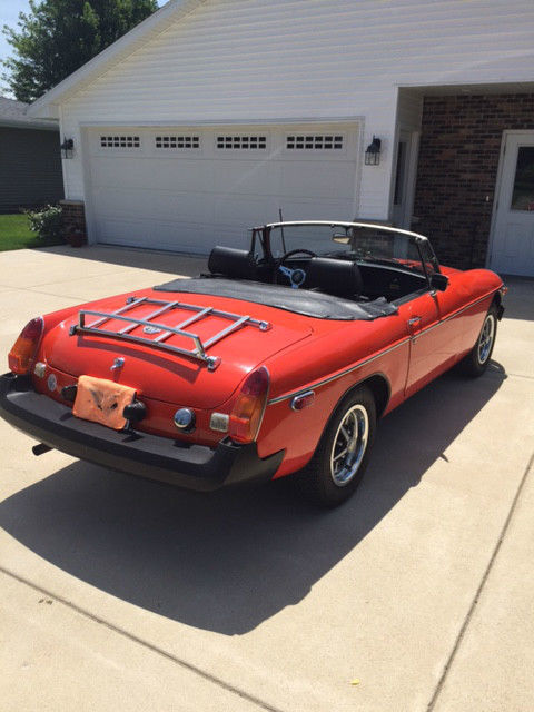1980 mgb roadster orange nice daily driver