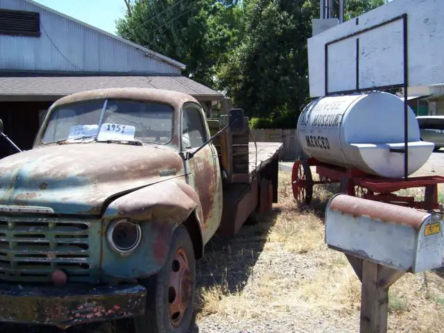 1951 studebaker flat bed with dump bed and pto