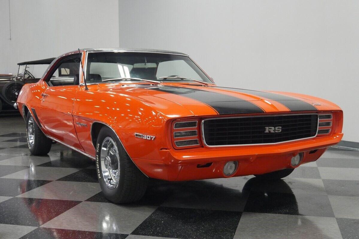 1969 chevrolet camaro rs tribute hugger orange car 82602 miles