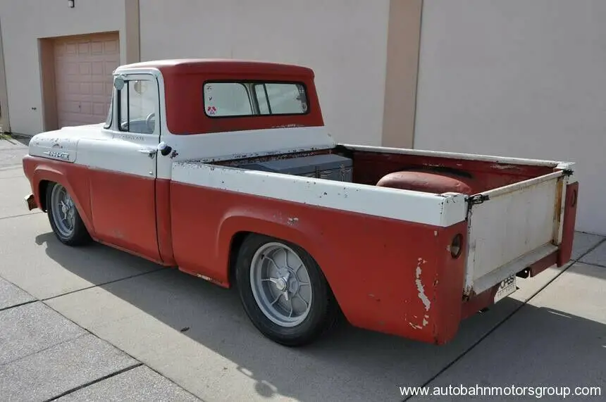 1960 ford f100 swb original stock patina modified lowered shop pickup truck