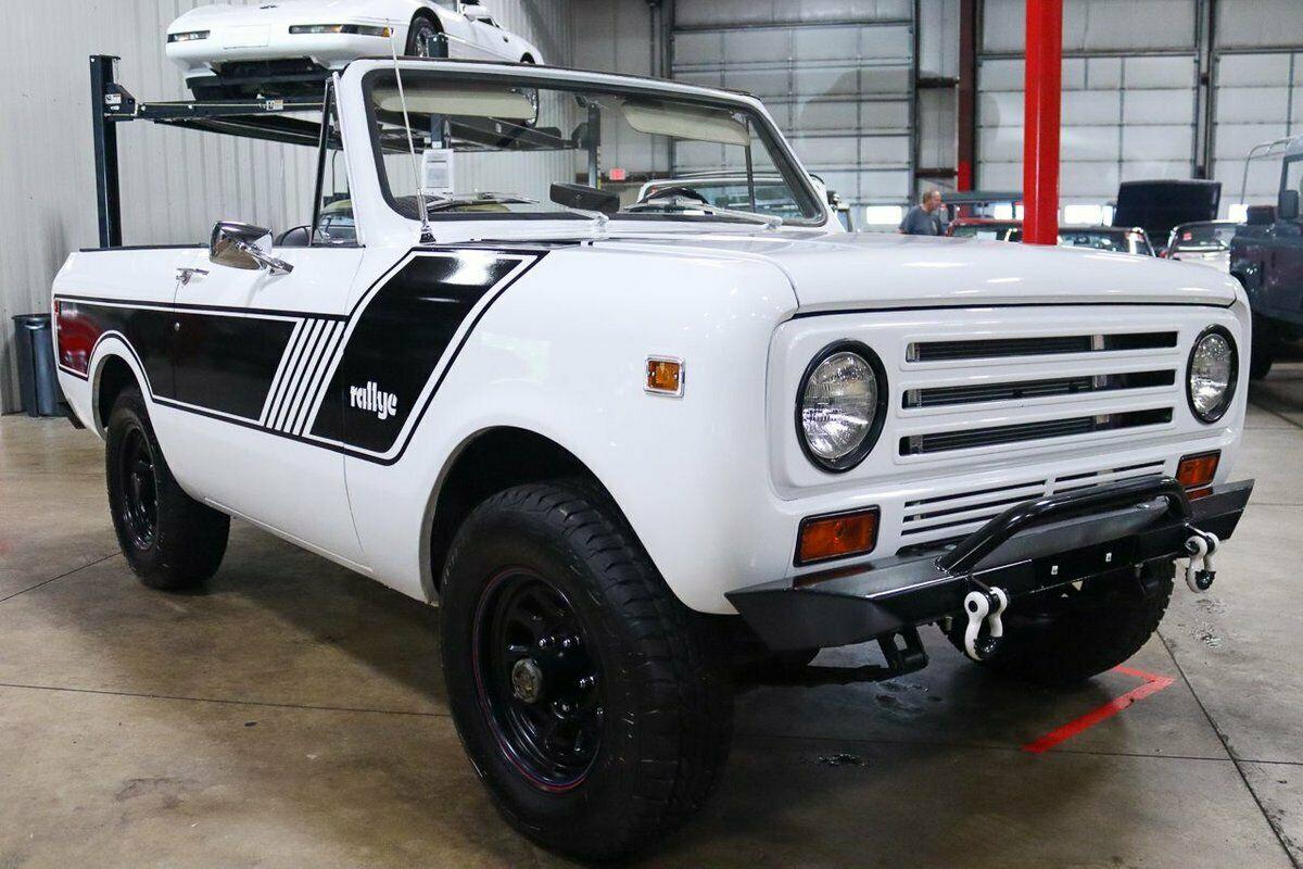 1971 international scout ii 938 miles frost white pickup truck