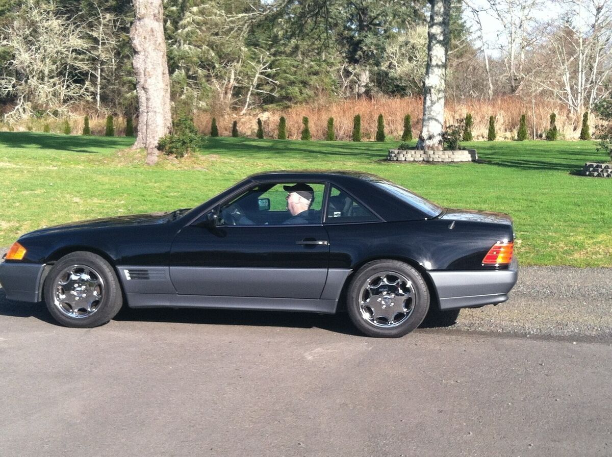 1994 mercedes-benz sl500 convertible black 500
