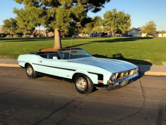 no reserve 1971 ford mustang convertible 351 4v 1 owner 69k original miles