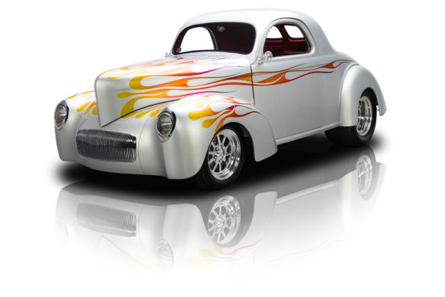 frame off built coupe 502 v8/502 hp 700r4 4 speed automatic strange fab9 ps a/c