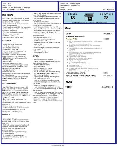 used 2012 audi a7 3.0t prestige mandeville, la 70448 for sale in hootenville, louisiana