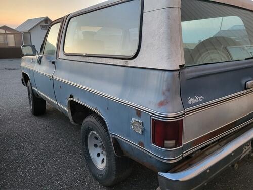 1980 chevy blazerruns ... drives... it's a blazer, what more does anyone want?