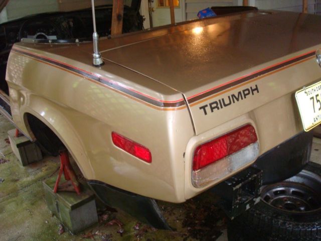 triumph tr 7 1980 drop top project car