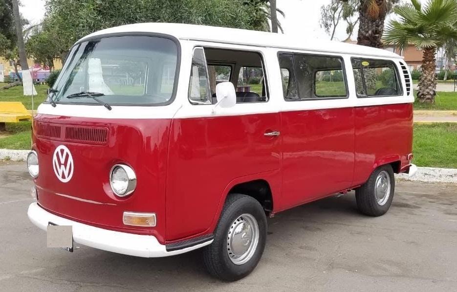 1971 volkswagen busvanagon bus westfalia van camper manual red