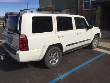 2007 white jeep commander limited, 151k miles for sale in dickinson, north dakota