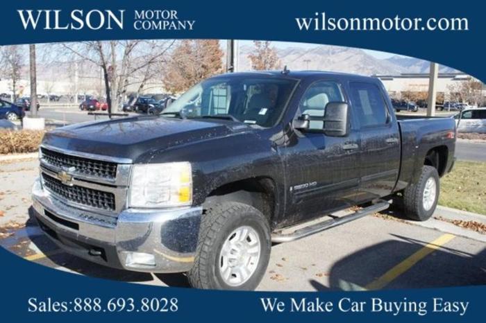 2009 chevrolet silverado 2500hd lt 4x4 lt 4dr crew cab sb for sale in logan, utah