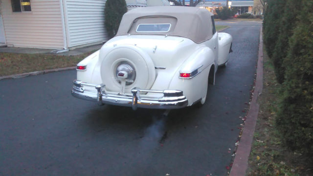 1948 lincoln continental convertible cabriolet flat 12 ground up restored