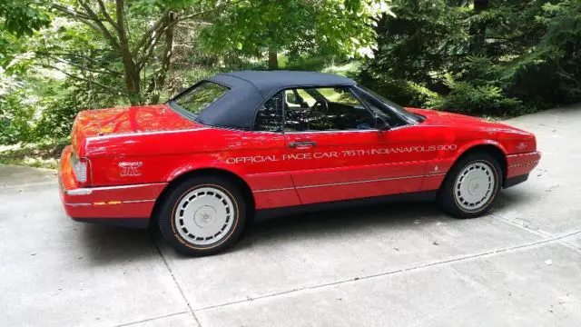 cadillac allante pace car