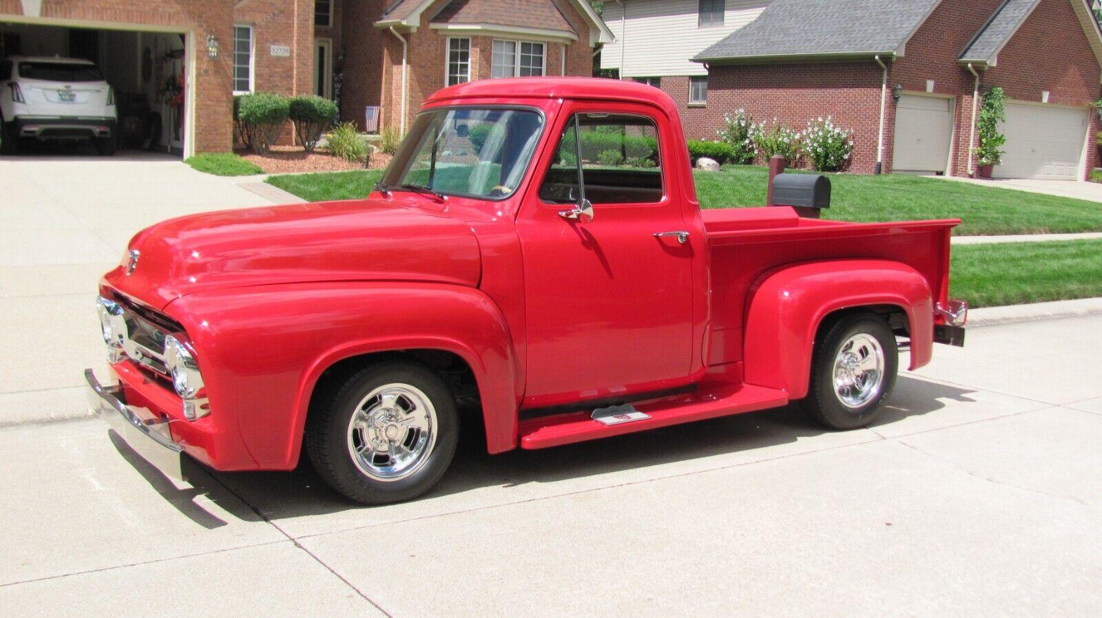 1954 ford f100 pickup standard solid ford running grear 12618 miles