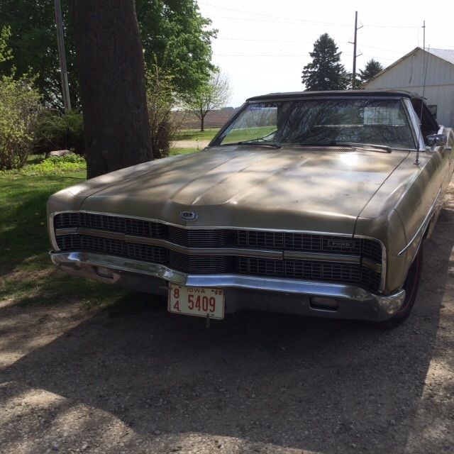 1969 ford xl convertible, 390 v-8, muscle car, 1960s-1970s mercury torino family