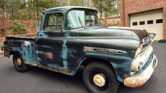 1959 chevy apache step side - patina beauty!!!