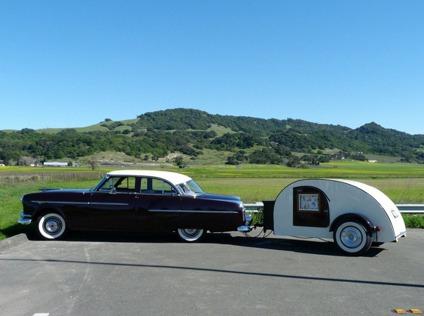 1953 packard clipper with matching 1947 teardrop trailer 4 door for sale in wright, wyoming