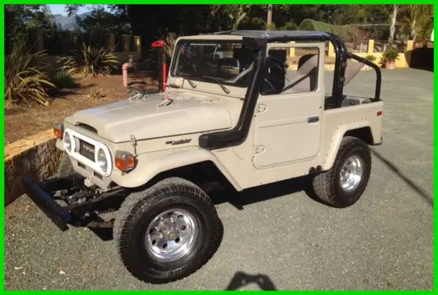 restored 1975 toyota land cruiser 4.2l/4sp ps 4wpdb soft and hard tops