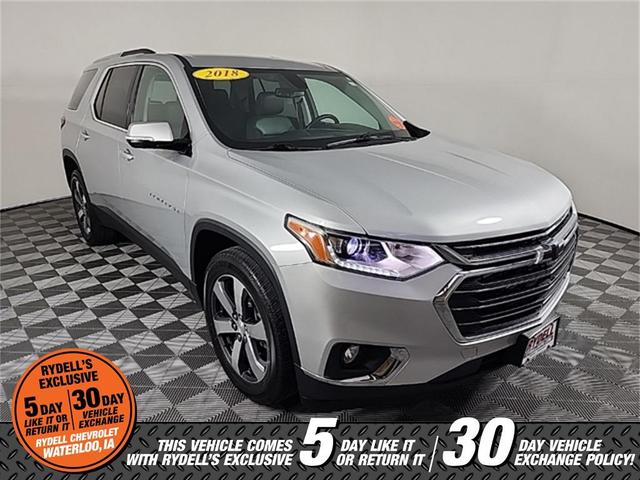 2018 chevrolet traverse lt leather