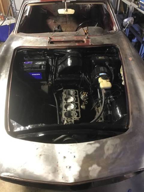 1970 volvo p1800 restoration projest