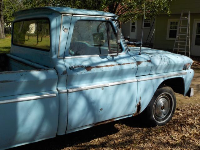 1966 gmc short wide bed pickup, chevrolet pickup