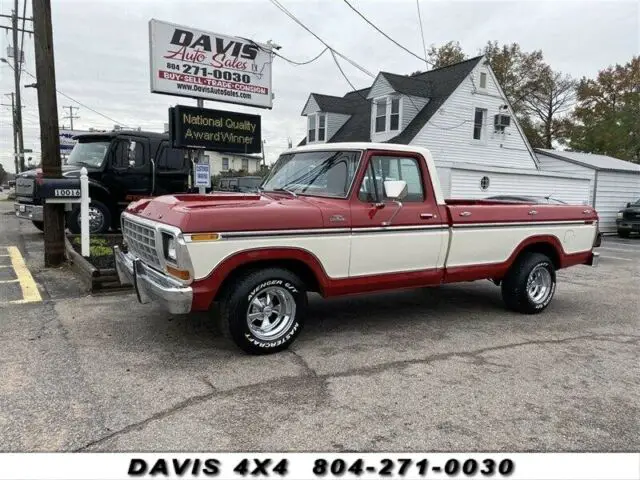 1978 ford f-150 ranger full size regular cab long bed v8 automatic 134950 miles
