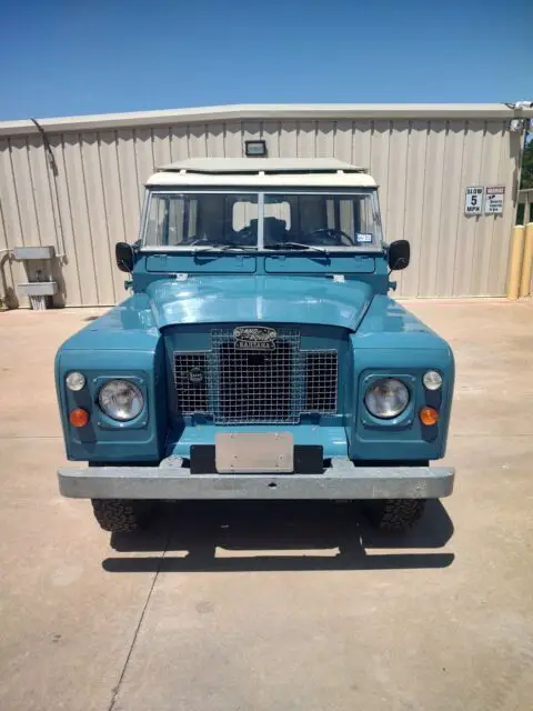 1972 land rover serie ii a 109 suv blue 4wd manual