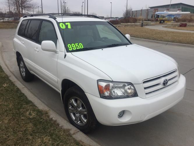 used 2007 toyota highlander limited v6 w/ 3rd row kearney, ne 68847 for sale in kearney, nebraska