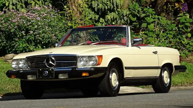 1977 mercedes benz 450sl 61000 real miles rare color combination excellent shape