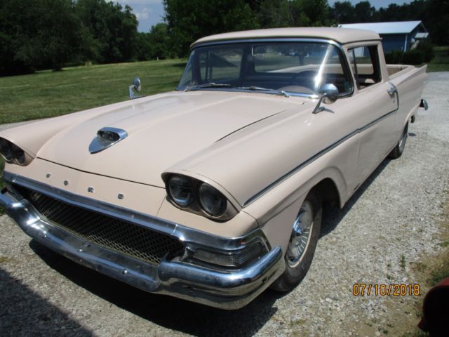 1958 ford ranchero --no reserve