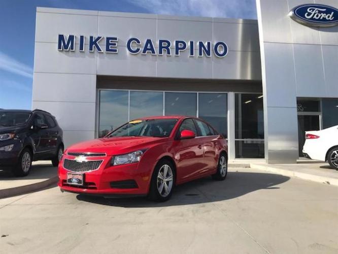 2014 chevrolet cruze 2lt auto 2lt auto 4dr sedan w/1sh for sale in columbus, kansas