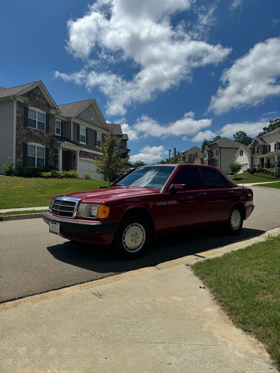 1985 mercedes-benz 190-series red d 2.2