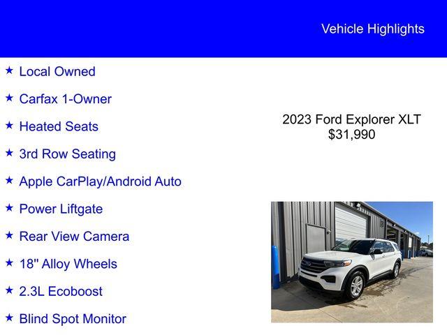 2023 ford explorer xlt