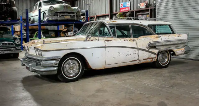 1958 buick caballero century estate wagon, hardtop, rat rod, street rod, nomad