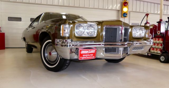 1972 pontiac catalina 15769 miles brasilia gold 2 door hard top 400 automatic
