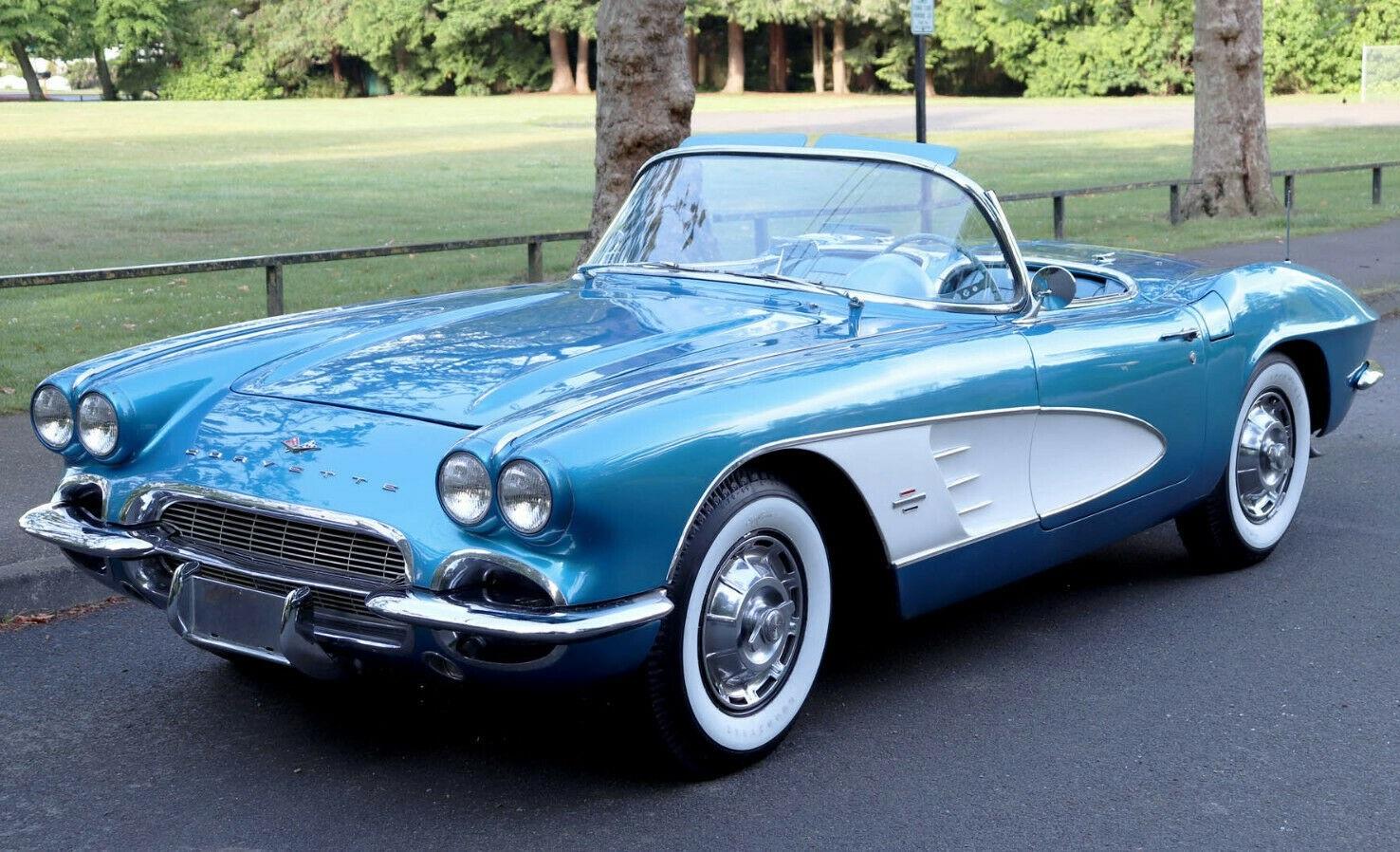 1961 chevrolet corvette roadster 1 of 10939 built 283 ci 270 hp