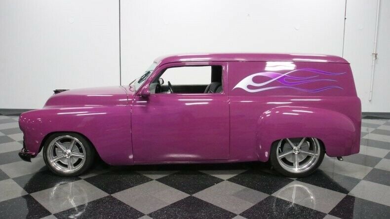 classic vintage chrome mopar sedan delivery 3.0 liter v6 4-speed auto transmissi