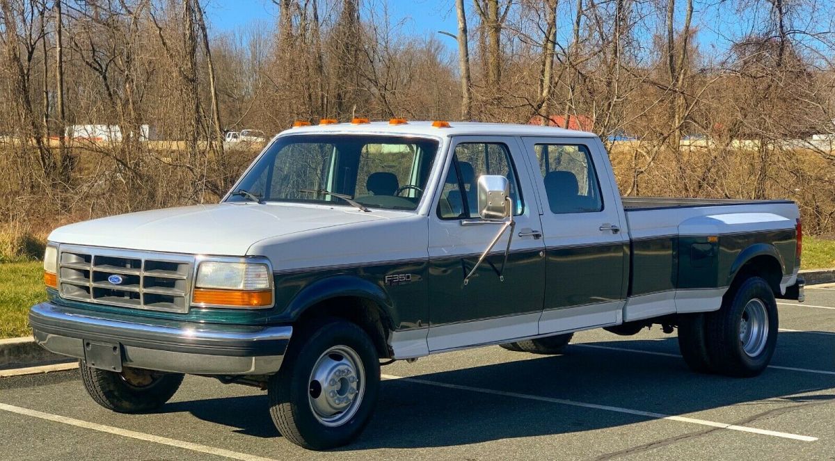 no reserve! 1993 ford f350 90k miles 1 owner xlt dually
