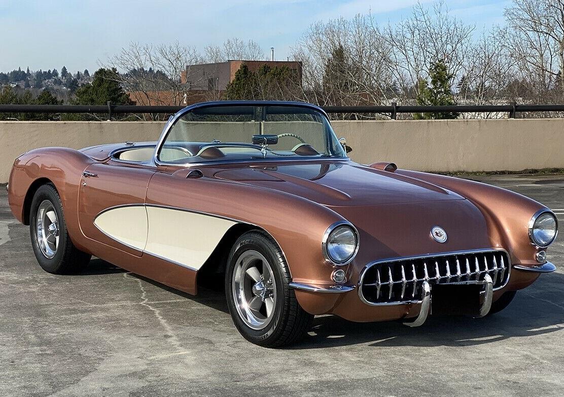 1956 chevrolet corvette convertible rebuilt corvette 327 muncie m20 4 speed