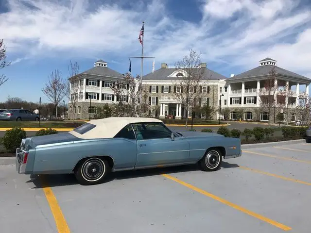excellent 1976 cadillac eldorado convertible