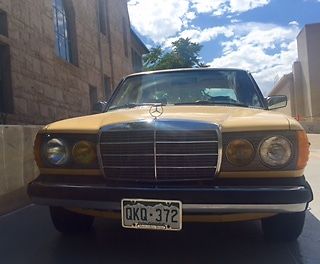 1981 300-d mercedes 4 door sedan original beige manila