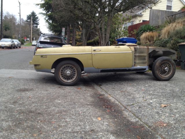 1973 mgb roadster project w/ bored-out motor, uprated pistons, and lots work don