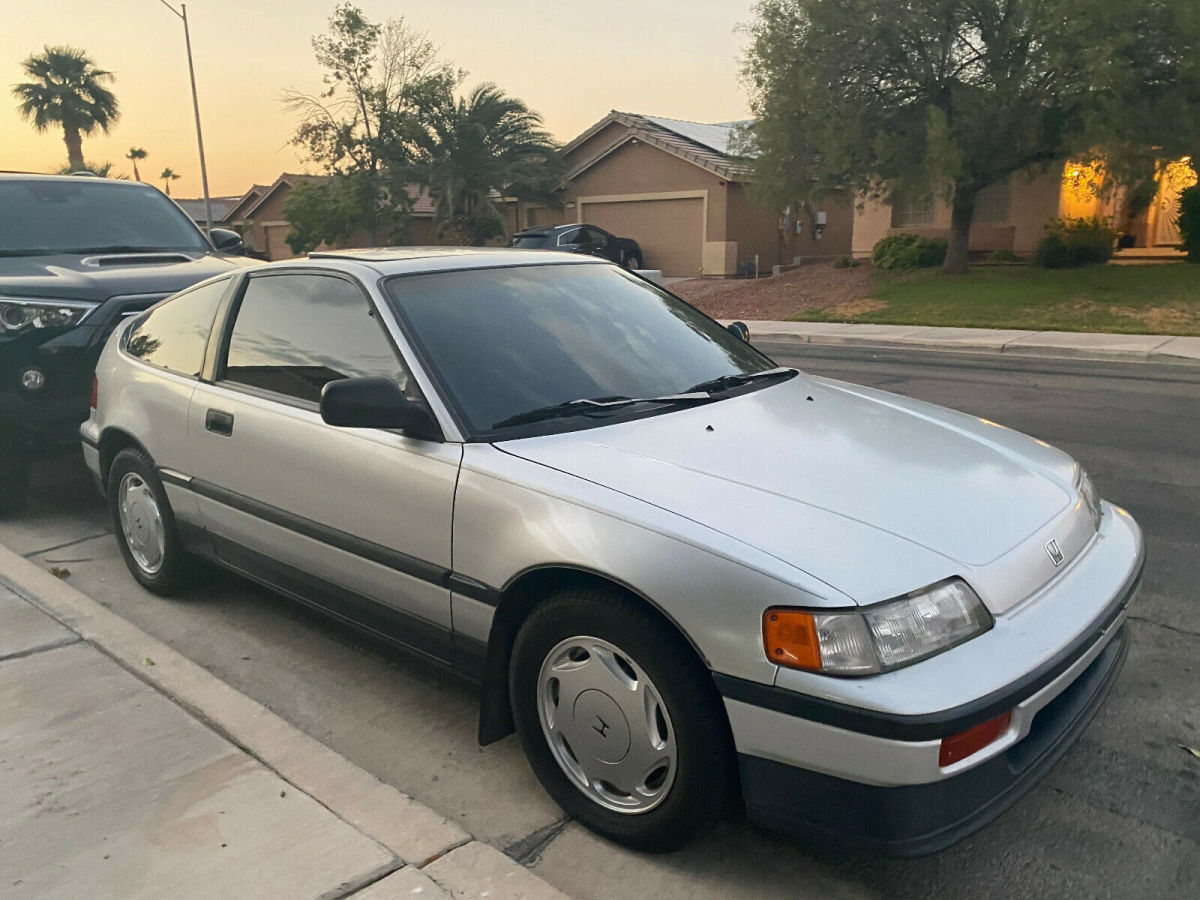 1989 crx si silver 5 speed all original classic honda