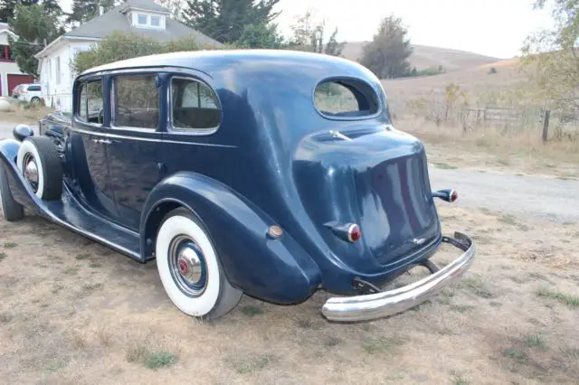 1937 packard twelve 1508 divider-window limousine