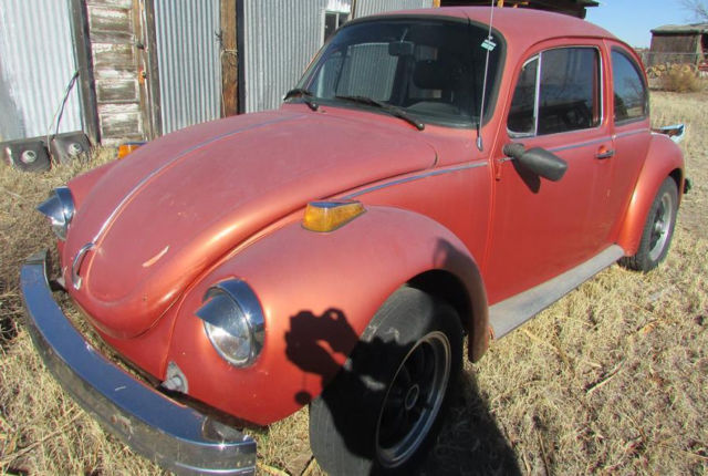 1974 vw beetle. runs with clear title