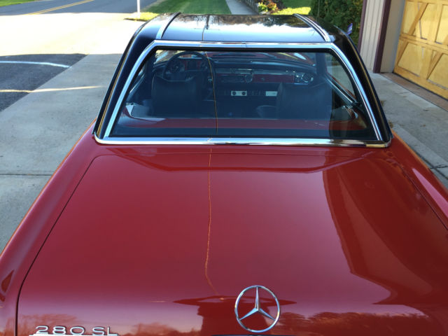 mercedes benz 1970 280 sl pagoda - three owner - barn find - nice original car!