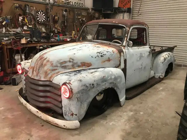 shop truck hot rat street rod air ride patina apache 383 stroker 700r !