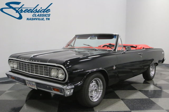 nice drop top malibu, 283ci motor, powerglide, a/c, pwr steer & brakes, clean!
