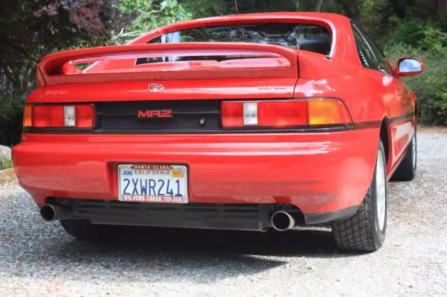 mint!! 1991 toyota mr2 turbo red original owner model mr-2 3085g low mileage!