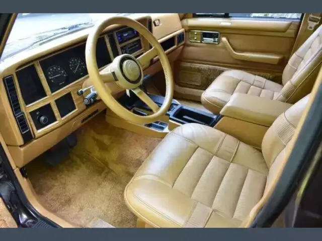 1985 jeep wagoneer limited 4wd suv 2.8l v6 4 speed automatic 96,456 mi