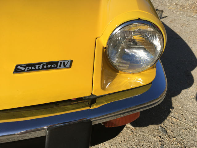 1971 triumph spitfire convertible - 58,000 original miles